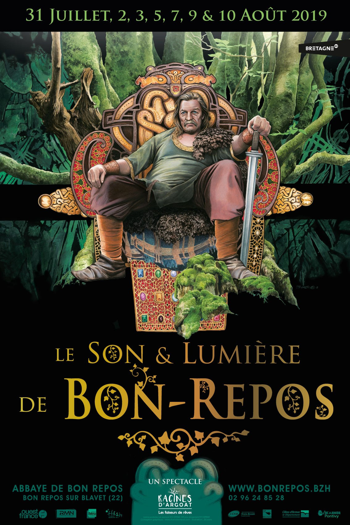 Abbaye De Bon Repos Son Et Lumière Le Son et Lumière de Bon-Repos 2019 - Fédération Française des Fêtes et  Spectacles Historiques